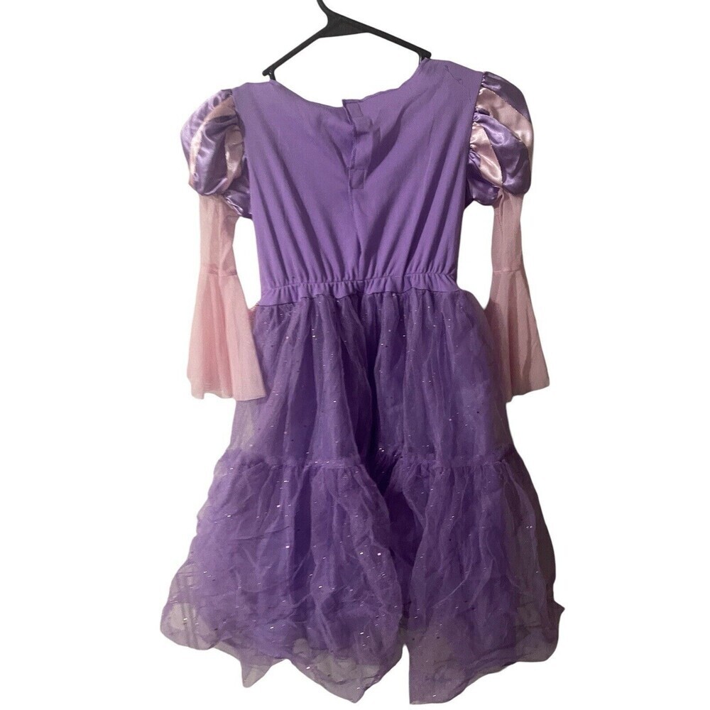 Disney Rapunzel Up Dress Purple Princess Halloween Costume Dress Up  5-6 Years - Picture 4 of 16